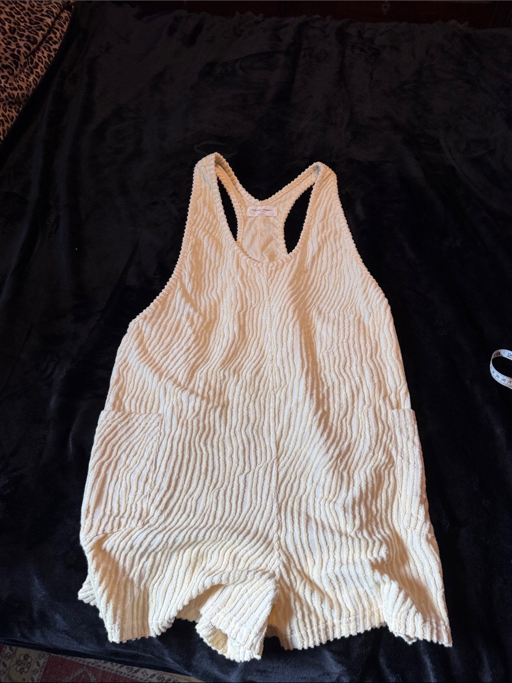 NWOT spiritual gangster, Terry oversized one piece overall short jumper XL